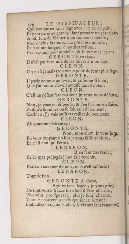 Dissipateur, ou l'Honneste Friponne (Le), comédie Dissipateur, ou l'Honneste Friponne (Le), comédie