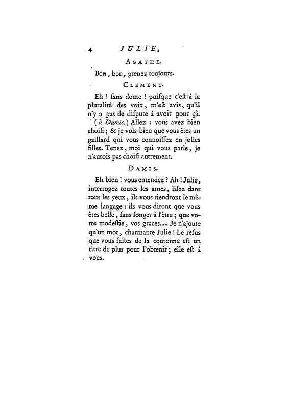 Julie, ou le Bon Père, comédie en trois actes et en prose / par M. D* N**, … Julie, ou le Bon Père, comédie en trois actes et en prose / par M. D* N**, …