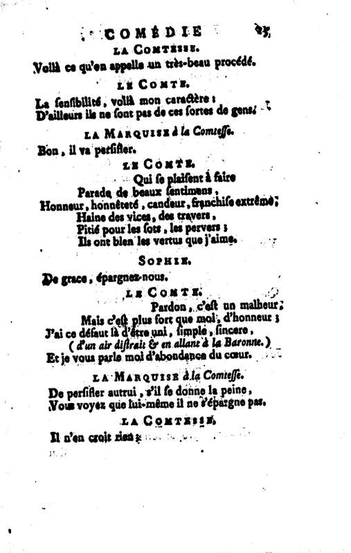 Persifleur (Le), comédie en trois actes et en vers… par M. de Sauvigny Persifleur (Le), comédie en trois actes et en vers… par M. de Sauvigny