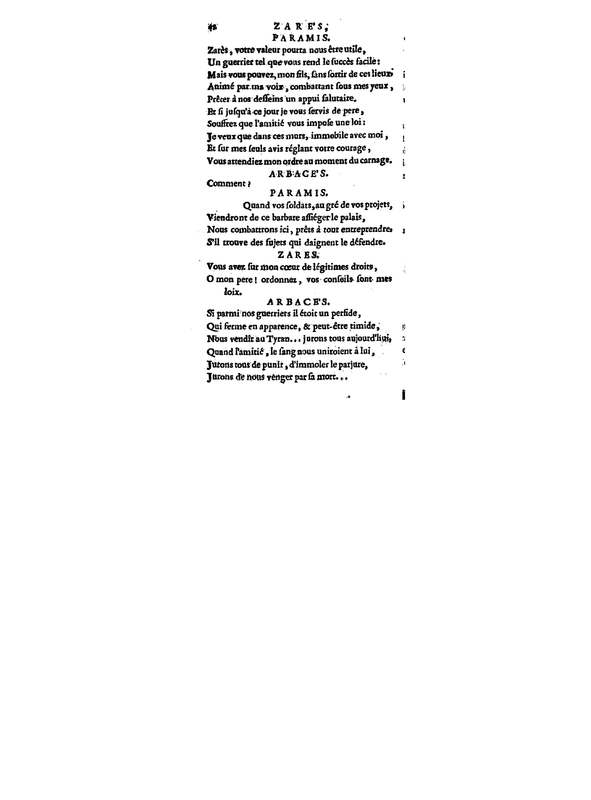 Zarès, tragédie, par M. Palissot de Montenoy, représentée pour la première fois par les Comédiens français, le 3 juin 1751