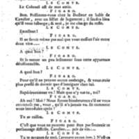 Barbier de Séville, ou la Précaution inutile (Le), comédie en quatre actes, par M. de Beaumarchais, représentée sur le théâtre de la Comédie Française le 23 février 1775 (avec une Lettre modérée sur la chute et la critique du Barbier de Séville)