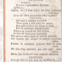 Zénéïde, comédie en un acte, en vers, avec un divertissement