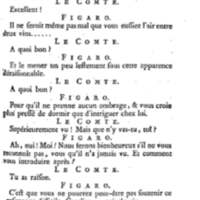 Barbier de Séville, ou la Précaution inutile (Le ), comédie en quatre actes, par M. de Beaumarchais, représentée sur le théâtre de la Comédie Française le 23 février 1775 (avec une Lettre modérée sur la chute et la critique du Barbier de Séville)