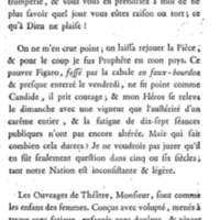 Barbier de Séville, ou la Précaution inutile (Le), comédie en quatre actes, par M. de Beaumarchais, représentée sur le théâtre de la Comédie Française le 23 février 1775 (avec une Lettre modérée sur la chute et la critique du Barbier de Séville)