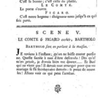Barbier de Séville, ou la Précaution inutile (Le ), comédie en quatre actes, par M. de Beaumarchais, représentée sur le théâtre de la Comédie Française le 23 février 1775 (avec une Lettre modérée sur la chute et la critique du Barbier de Séville)