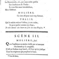 Molière à la nouvelle salle, ou les Audiences de Thalie, comédie en un acte et en vers libres