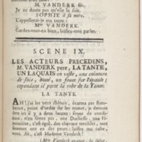 Philosophe sans le savoir (Le), comédie en prose et en cinq actes… par M. Sedaine. [Paris, les Comédiens français, 2 novembre 1765]
