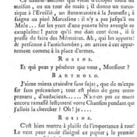 Barbier de Séville, ou la Précaution inutile (Le), comédie en quatre actes, par M. de Beaumarchais, représentée sur le théâtre de la Comédie Française le 23 février 1775 (avec une Lettre modérée sur la chute et la critique du Barbier de Séville)