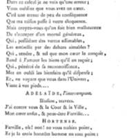 Adélaïde, ou l'Antipathie pour l'amour, comédie en deux actes, en vers de dix syllabes. Représentée pour la première fois, par les Comédiens franc̜ois, le 10 juillet 1780