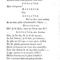 Adélaïde, ou l'Antipathie pour l'amour, comédie en deux actes, en vers de dix syllabes. Représentée pour la première fois, par les Comédiens franc̜ois, le 10 juillet 1780