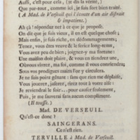Célibataire (Le), comédie en cinq actes et en vers, représentée pour la première fois par les Comédiens françois, le 20 septembre 1775