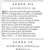 Lysimachus, tragédie par M. de Caux de Montlebert, représentée pour la première fois le 13 décembre 1737