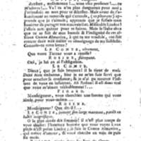 Barbier de Séville, ou la Précaution inutile (Le), comédie en quatre actes, par M. de Beaumarchais, représentée sur le théâtre de la Comédie Française le 23 février 1775 (avec une Lettre modérée sur la chute et la critique du Barbier de Séville)