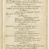 Plaisir (Le), comédie en un acte et en vers libres