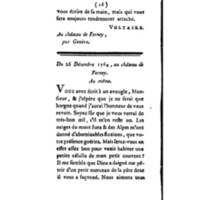 Lettres de M. de Voltaire et de sa célèbre amie [la marquise du Châtelet] ; suivies d'un petit Poëme, d'une lettre de J.-J. Rousseau, & d'un parallèle entre Voltaire et J.-J. Rousseau