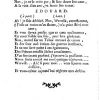 Comte de Warwik [sic] (Le), tragédie par M. de La Harpe, représentée pour la première fois par les Comédiens françois ordinaires du Roi, le 7 novembre 1763