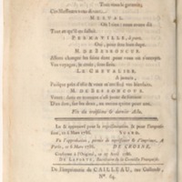 Mariage secret (Le), comédie en trois actes, en vers ; représentée à Fontainebleau, devant Leurs Majestés, le vendredi 4 novembre 1785 ; &, pour la première fois sur le Théâtre Français, le 10 mars 1786