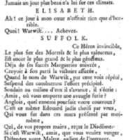 Comte de Warwik [sic] (Le), tragédie par M. de La Harpe, représentée pour la première fois par les Comédiens françois ordinaires du Roi, le 7 novembre 1763
