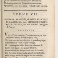 Chérusques (Les), tragédie ; tirée du théâtre allemand ; par M. Bauvin