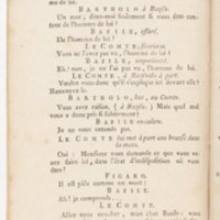 Barbier de Séville, ou la Précaution inutile (Le), comédie en quatre actes, par M. de Beaumarchais, représentée sur le théâtre de la Comédie Française le 23 février 1775 (avec une Lettre modérée sur la chute et la critique du Barbier de Séville)