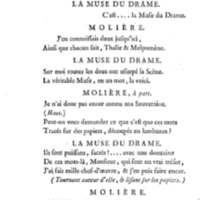 Molière à la nouvelle salle, ou les Audiences de Thalie, comédie en un acte et en vers libres