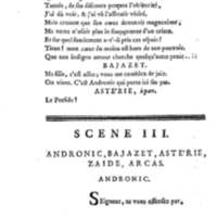 Bajazet premier, tragédie par M. le chevalier de P***