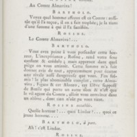Barbier de Séville, ou la Précaution inutile (Le), comédie en quatre actes ; par M. de Beaumarchais ; représentée & tombée sur le théâtre de la Comédie Françoise aux Tuileries, le 23 de février 1775
