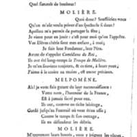 Molière à la nouvelle salle, ou les Audiences de Thalie, comédie en un acte et en vers libres