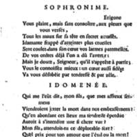 Idoménée, tragédie, par M. Le Mierre, représentée pour la première fois, par les Comédiens françois ordinaires du Roi, le lundi 13 février 1764