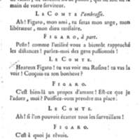 Barbier de Séville, ou la Précaution inutile (Le), comédie en quatre actes, par M. de Beaumarchais, représentée sur le théâtre de la Comédie Française le 23 février 1775 (avec une Lettre modérée sur la chute et la critique du Barbier de Séville)