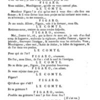 Barbier de Séville, ou la Précaution inutile (Le), comédie en quatre actes, par M. de Beaumarchais, représentée sur le théâtre de la Comédie Française le 23 février 1775 (avec une Lettre modérée sur la chute et la critique du Barbier de Séville)
