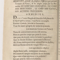 Chérusques (Les), tragédie ; tirée du théâtre allemand ; par M. Bauvin