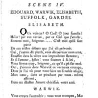 Comte de Warwik [sic] (Le), tragédie par M. de La Harpe, représentée pour la première fois par les Comédiens françois ordinaires du Roi, le 7 novembre 1763