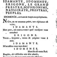 Idoménée, tragédie, par M. Le Mierre, représentée pour la première fois, par les Comédiens françois ordinaires du Roi, le lundi 13 février 1764