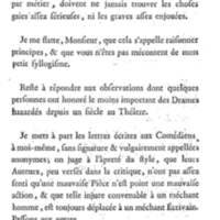 Barbier de Séville, ou la Précaution inutile (Le), comédie en quatre actes, par M. de Beaumarchais, représentée sur le théâtre de la Comédie Française le 23 février 1775 (avec une Lettre modérée sur la chute et la critique du Barbier de Séville)