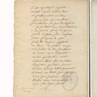 Recueil de lettres de Voltaire, de Mme du Châtelet et de Jean-Jacques Rousseau, préparé en 1782 pour une édition, par un ancien secrétaire de l'abbé de Sade