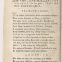Chérusques (Les), tragédie ; tirée du théâtre allemand ; par M. Bauvin
