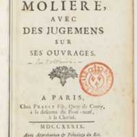 Vie de Molière
