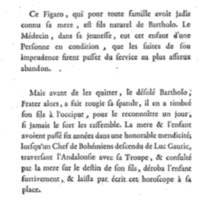 Barbier de Séville, ou la Précaution inutile (Le), comédie en quatre actes, par M. de Beaumarchais, représentée sur le théâtre de la Comédie Française le 23 février 1775 (avec une Lettre modérée sur la chute et la critique du Barbier de Séville)