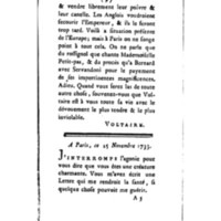 Lettres de M. de Voltaire et de sa célèbre amie [la marquise du Châtelet] ; suivies d'un petit Poëme, d'une lettre de J.-J. Rousseau, & d'un parallèle entre Voltaire et J.-J. Rousseau