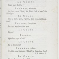 Barbier de Séville, ou la Précaution inutile (Le), comédie en quatre actes ; par M. de Beaumarchais ; représentée & tombée sur le théâtre de la Comédie Françoise aux Tuileries, le 23 de février 1775