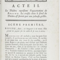 Barbier de Séville, ou la Précaution inutile (Le), comédie en quatre actes ; par M. de Beaumarchais ; représentée & tombée sur le théâtre de la Comédie Françoise aux Tuileries, le 23 de février 1775