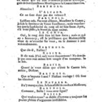 Barbier de Séville, ou la Précaution inutile (Le), comédie en quatre actes, par M. de Beaumarchais, représentée sur le théâtre de la Comédie Française le 23 février 1775 (avec une Lettre modérée sur la chute et la critique du Barbier de Séville)