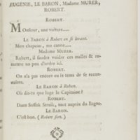 Eugénie, drame en cinq actes en prose, enrichi de figures en taille-douce ; avec un Essai sur le drame sérieux