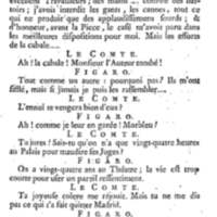 Barbier de Séville, ou la Précaution inutile (Le ), comédie en quatre actes, par M. de Beaumarchais, représentée sur le théâtre de la Comédie Française le 23 février 1775 (avec une Lettre modérée sur la chute et la critique du Barbier de Séville)