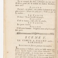 Barbier de Séville, ou la Précaution inutile (Le), comédie en quatre actes, par M. de Beaumarchais, représentée sur le théâtre de la Comédie Française le 23 février 1775 (avec une Lettre modérée sur la chute et la critique du Barbier de Séville)