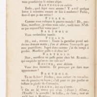 Barbier de Séville, ou la Précaution inutile (Le), comédie en quatre actes, par M. de Beaumarchais, représentée sur le théâtre de la Comédie Française le 23 février 1775 (avec une Lettre modérée sur la chute et la critique du Barbier de Séville)