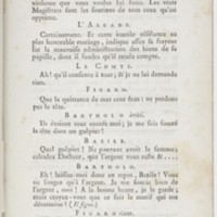 Barbier de Séville, ou la Précaution inutile (Le), comédie en quatre actes ; par M. de Beaumarchais ; représentée & tombée sur le théâtre de la Comédie Françoise aux Tuileries, le 23 de février 1775