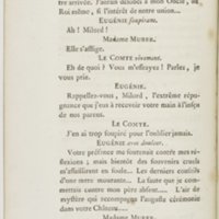 Eugénie, drame en cinq actes en prose, enrichi de figures en taille-douce ; avec un Essai sur le drame sérieux