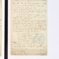 Recueil de lettres de Voltaire, de Mme du Châtelet et de Jean-Jacques Rousseau, préparé en 1782 pour une édition, par un ancien secrétaire de l'abbé de Sade